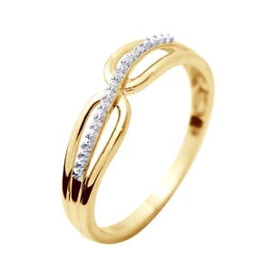 Wave Alliance Diamonds 0.030 CTS Oro blanco