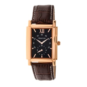 Reloj automático Heritor Frederick con correa de cuero