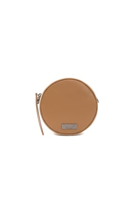 Bolso cruzado de cuero marrón para mujer Donatella Pompei