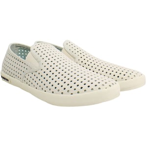 Seavees Baja Portal Zapatillas Plana de Mujer Gris