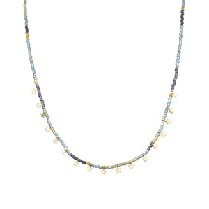 Collar Luxenter  de Plata de Ley 925 acabado en oro amarillo de 18K - Muh