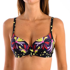 Top de bikini estampado con aros W230725 mujer