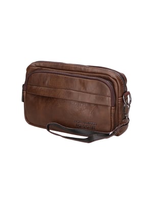Northampton Polo Club bolsa de embrague Hombres BROWN