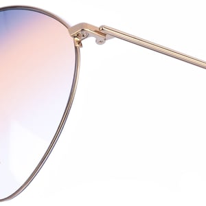 Gafas de sol de metal con forma ovalada VB220S mujer