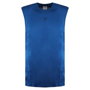 Aspecto de gimnasia Talla de tanque verde verde azulado para hombres