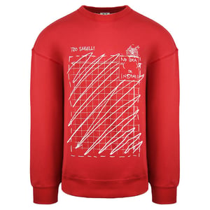 Puma x Michael Lau Cuerpo de manga larga Cuello rojo Sweatshirt Graphic 530351 22