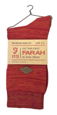 Farah - 2 pares de calcetines para hombre 1920 de algodón de lujo de colores brillantes - FNS008RDAP