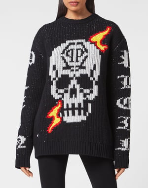 Jersey Cuello Redondo Skull