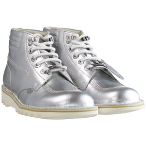 Boots de plata de tobillo para mujer de pateadores