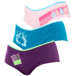 Pack-3 Culottes de cinturilla con sujeción efectiva 84084 mujer