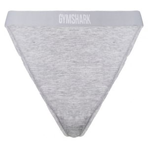 Gymshark algodón para mujer tanga gris