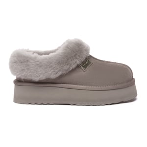 EVER AU Mujer Pantuflas De Piel - Topknot