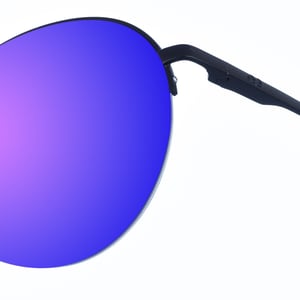 Gafas de sol de metal con forma ovalada Maxy mujer