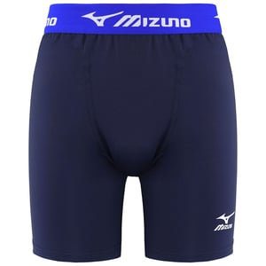 Mizuno Logo Men Navy Baselayer Shorts