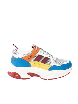 Bally Zapatillas Viber-T del hombre Blanco, amarillo, azul, Gris, multicolor, naranja, rojo