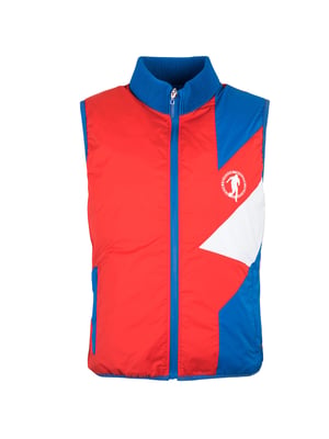 Bikkembergs Sin mangas Two-Side del hombre rojo, azul