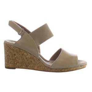 Clarks Lafley Lily Womens Beige Cuñas