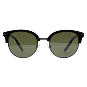 Serengeti Redondo Mujer Brillante Negro Gunmetal Oscuro Mineral Polarizado 555nm Verde Lela