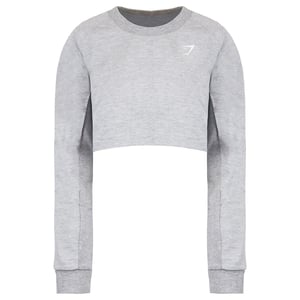 Gymshark Cortada de margas de margas grises para mujer