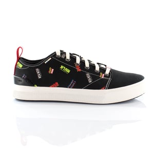 Toms x Marvel Trvl Lite Low Low Black Logotipo Impresión de encaje de encaje - Mens