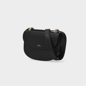 A.P.C. Geneve Mini Bolso Hobo - - Piel - Negro