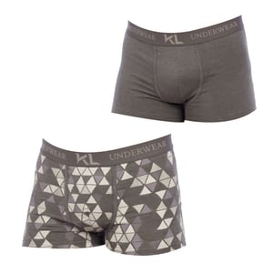 Pack 2 Boxers de tejido transpirable KLB2 hombre