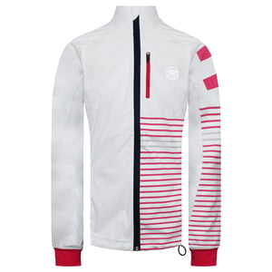 Rossignol manga larga cremallera blanca/roja para mujer ski softshell chaqueta rlfwj22 100