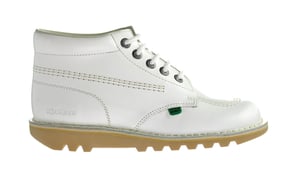 Patadas Kick Hi Boots blancas para mujer