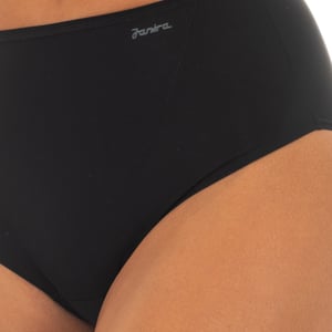 Pack-2 Braguitas cintura alta y elástica tejido transpirable 1031893 mujer