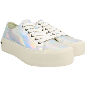 Zapatos de Mujer Seavees Monterey Platform Sun Valley Plata