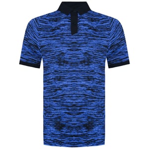 Polo Under Armour Iso-Chill ABE Twist Hombre Azul/Negro