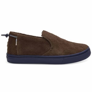 Toms Bark Shoggy Brown Kids Shoes