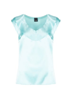 Pinko Top Fascinoso de mujer turquesa