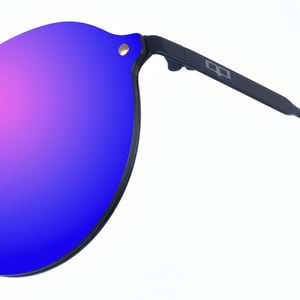 Gafas de sol de nylon con forma ovalada NEW LOURENZO unisex