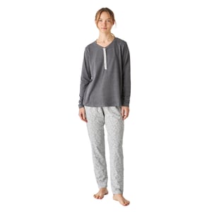 Pijama de algodón manga larga JJBEP1801 mujer