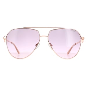 Guess Pilots Ladies Brillante Oro Rosa Burdeos Gradiente GF6140