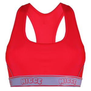 Nicce sin mangas rosa mujer carbonback sports sujetador 203 2 15 04 0307