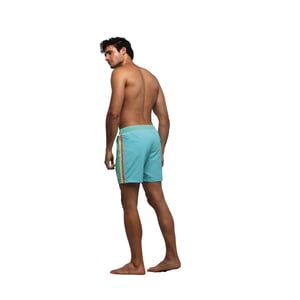 Bañador Largo Retro con forro interior de rejilla UM0380 hombre