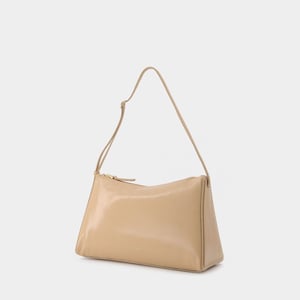 Bolso de piel Prism Beige