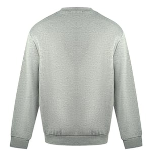 Sudadera Gris con Logo de Leopardo Cavalli Class