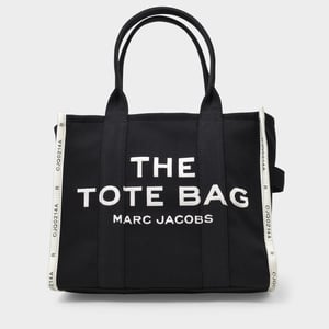 Bolso grande de lona negra
