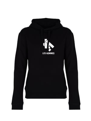 Les Hommes Sudadera Hoodie LH del hombre negro