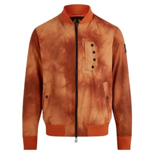Chaqueta bomber marron ambar parametro de Belstaff
