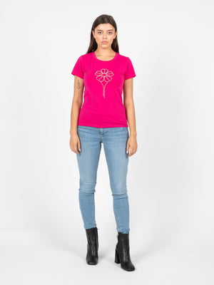 Rebel Queen by Liu Jo T-Shirt de mujer rosado