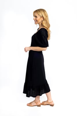 Vestido con lazo Belle Broderie