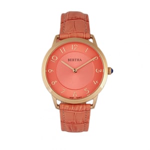 Reloj Bertha Abby con correa de cuero suizo