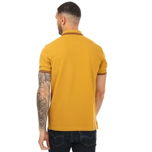 Ben Sherman Twin Tipps Mens Polo amarillo