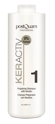 CHAMPÚ PREPARADOR CON KERATINA 1000 ML.