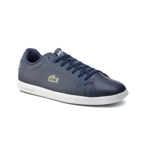 Lacoste Graduate BL 1 SMA Mens Navy/White Entrenadores
