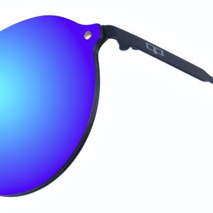 Gafas de sol de nylon con forma ovalada NEW LOURENZO unisex